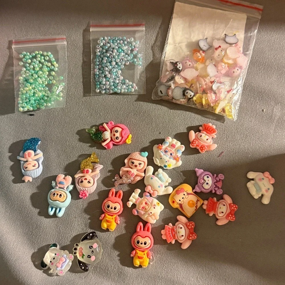 Dongguan Sanniu Mermaid Slime‎ Kit Kids OS Multicolor New Galaxy Charms Beads